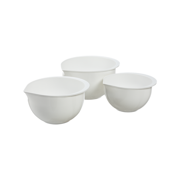 room copenhagen Plast TeamMixing Bowls Set White