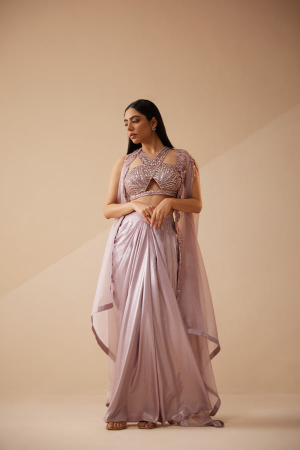 Roqa Abigail Abigail Lilac Cape Set