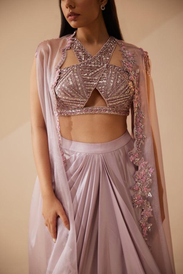 Roqa Abigail Abigail Lilac Cape Set