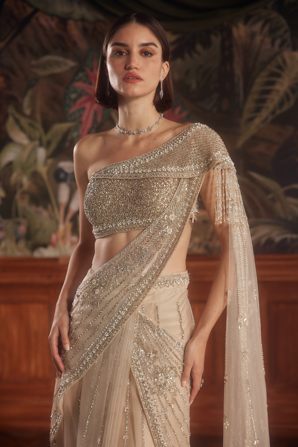 Roqa Ares Ares Draped Saree