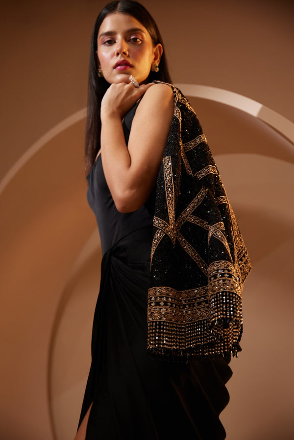 Roqa Ariaana Ariaana Black Drape Set