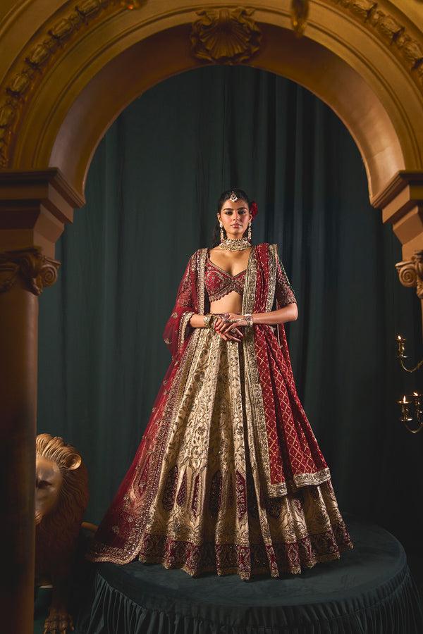 roqa Arous Arous Lehenga set