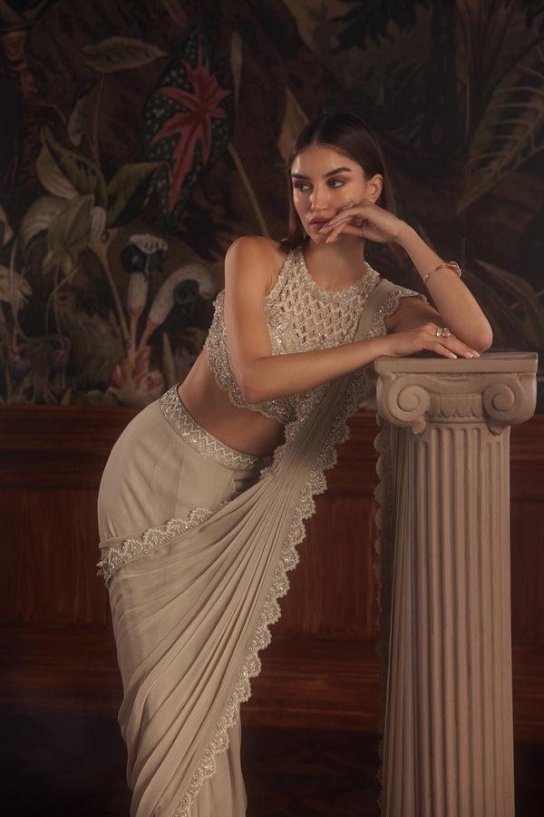 Roqa Carina Carina Draped Saree