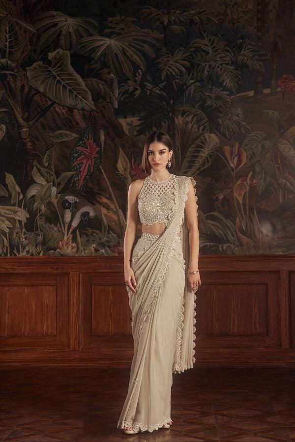 roqa Carina Carina Draped Saree