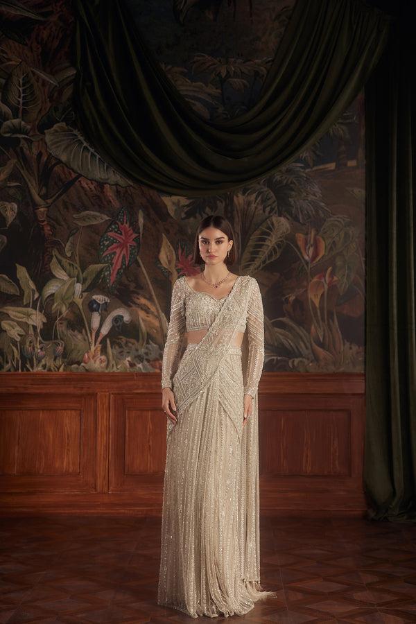 roqa Centaurus Centaurus Draped Saree