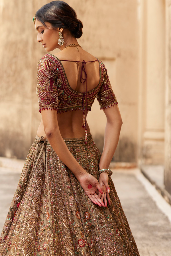 Roqa Dahlia Dahlia Lehenga Set