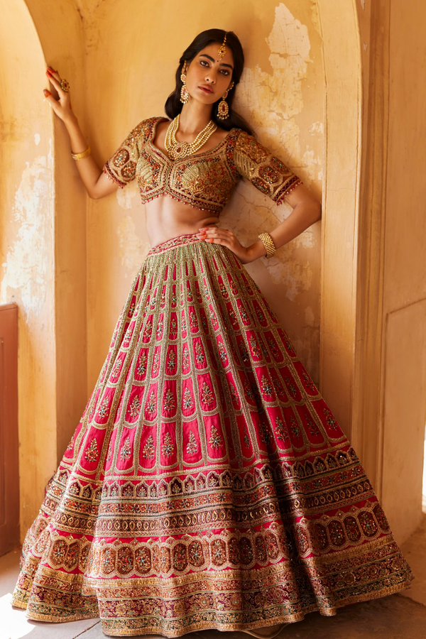 roqa Daria Daria Lehenga set