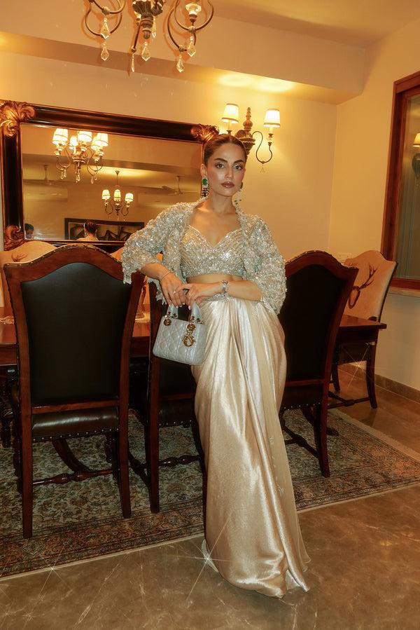 Roqa Divine Divine Draped Skirt Set