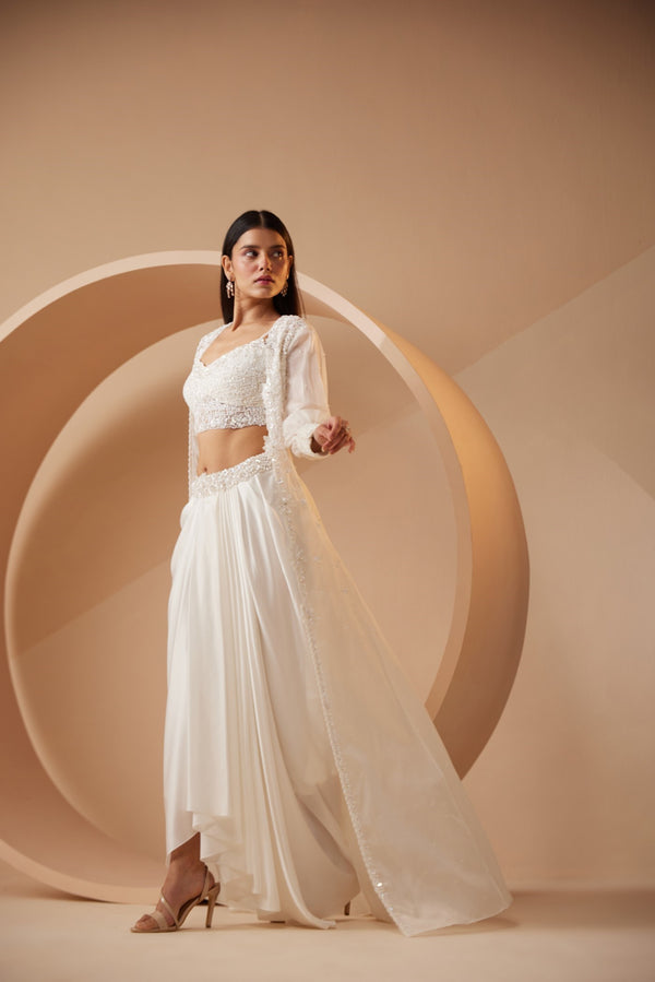 Roqa Edessa Edessa White Cape Set