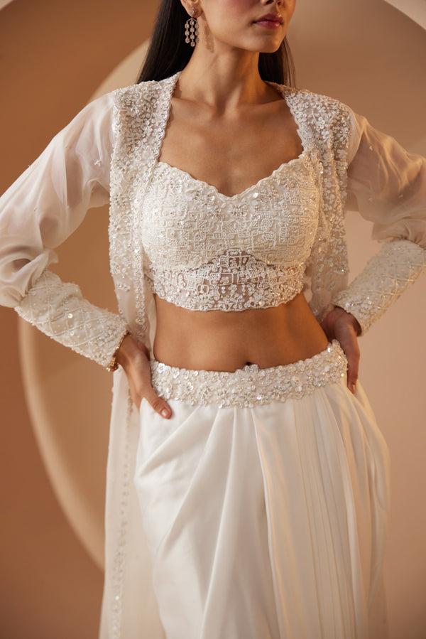 Roqa Edessa Edessa White Cape Set