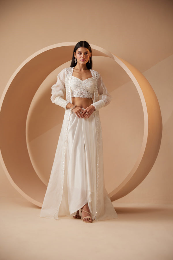 roqa Edessa Edessa White Cape Set