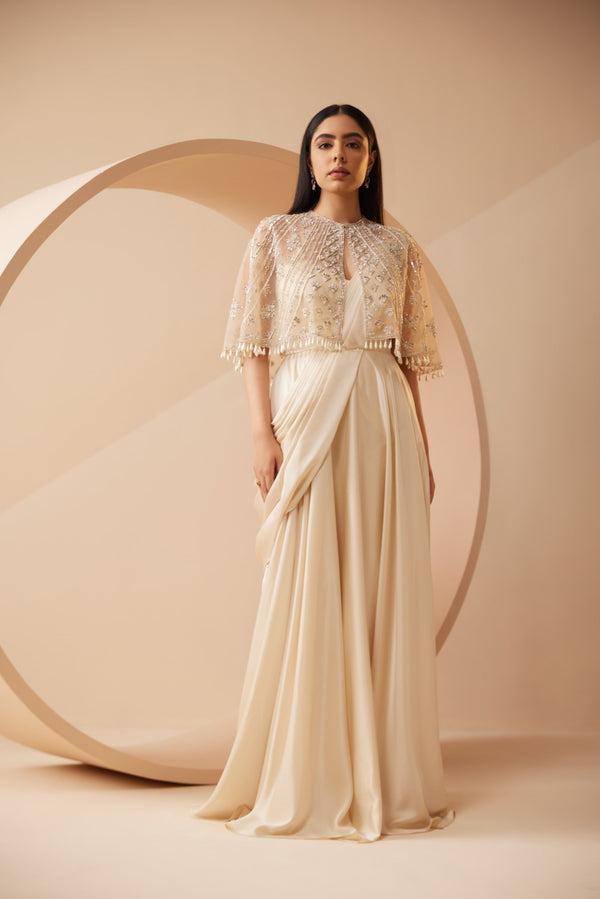 roqa Estella Estella Off White Drape Set