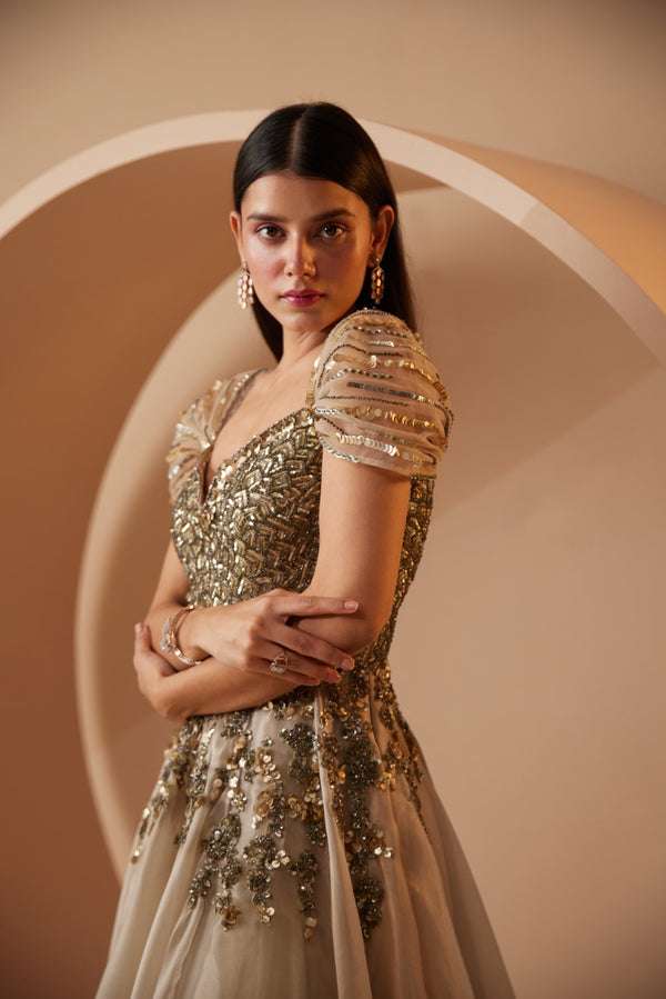 Roqa Ether Ether Ecru Gown