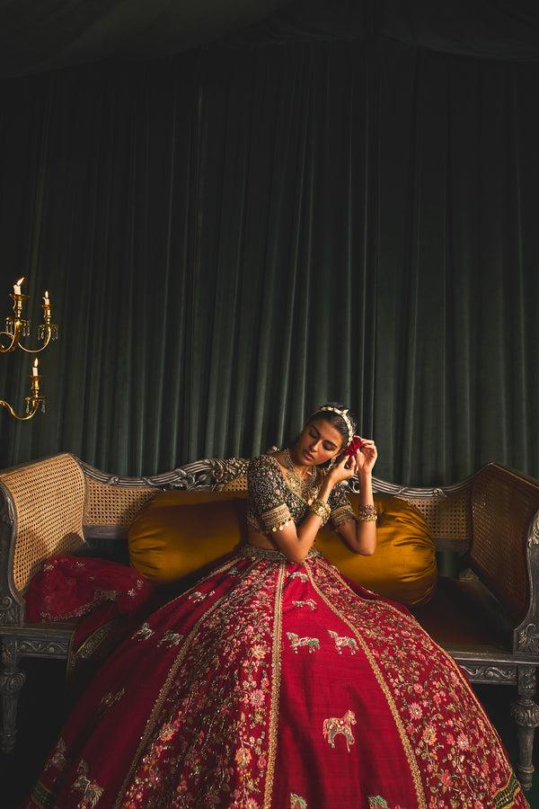 Roqa Faragh Faragh Lehenga Set