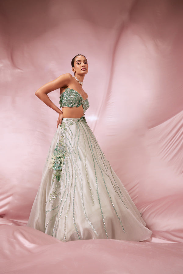 Roqa Jardin Lehenga Set