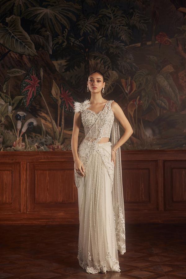 roqa Leo Leo Draped Saree