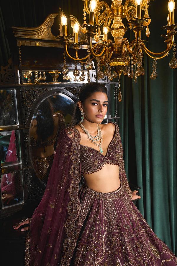 Roqa Mahruq Mahruq Lehenga Set