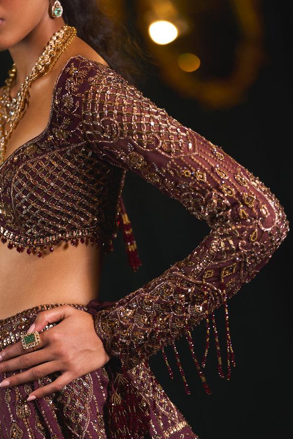 Roqa Mahruq Mahruq Lehenga Set