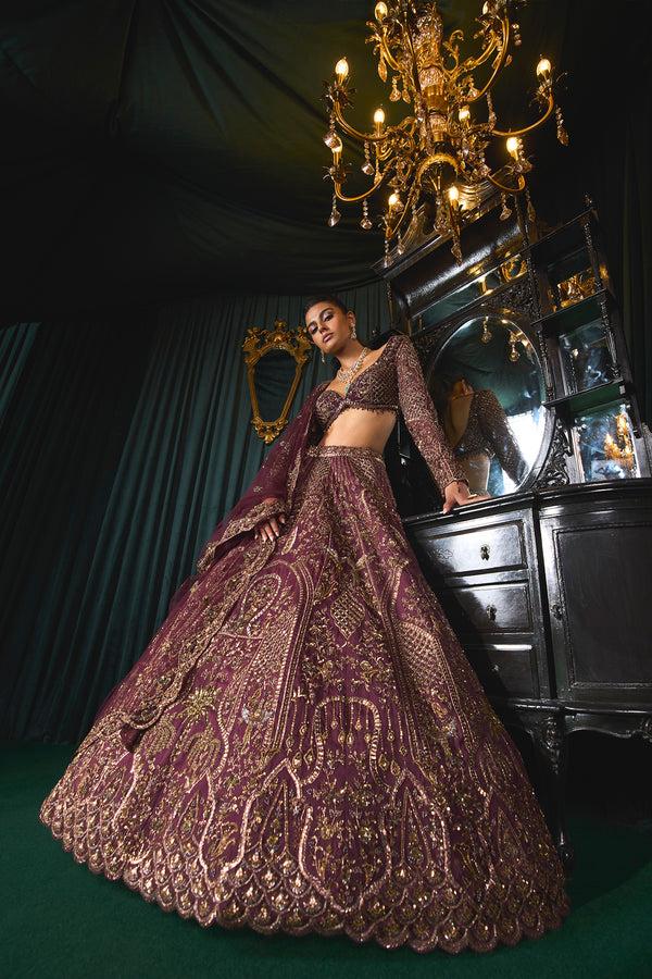 roqa Mahruq Mahruq Lehenga set