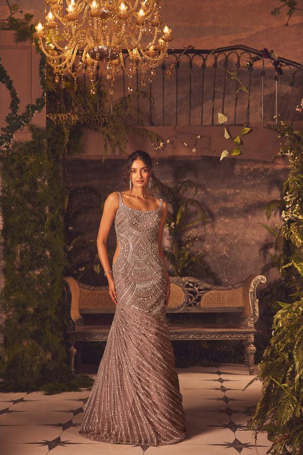 roqa Meadow Meadow mermaid gown