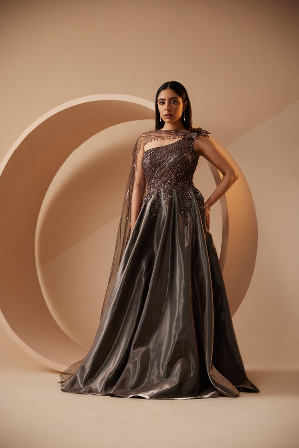 Roqa Myra Myra Brown Gown