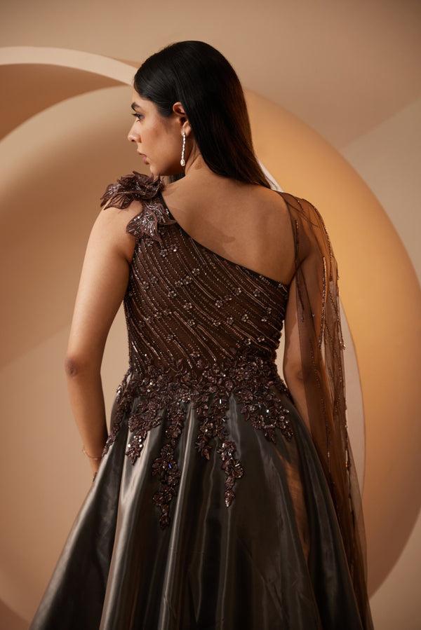 Roqa Myra Myra Brown Gown