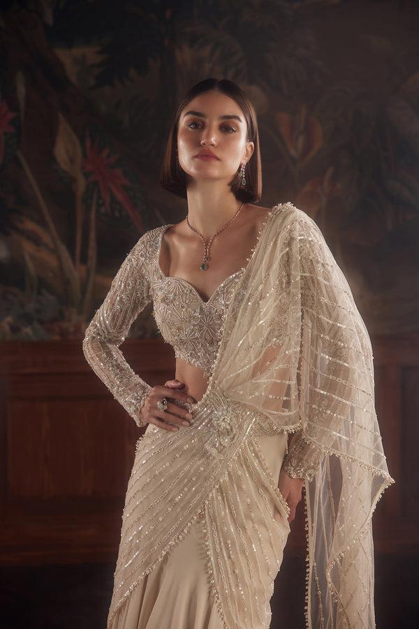 Roqa Perseus Perseus Draped Saree