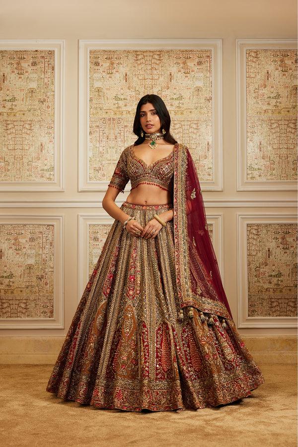 Roqa Qamra Qamra Multi Lehenga Set