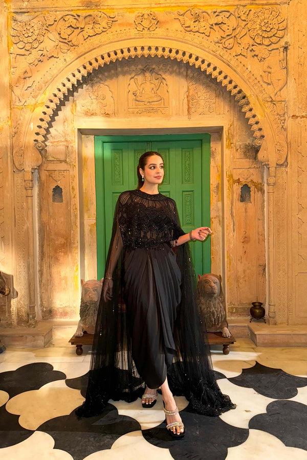 Roqa Rainna Rainna Black Dhoti Det