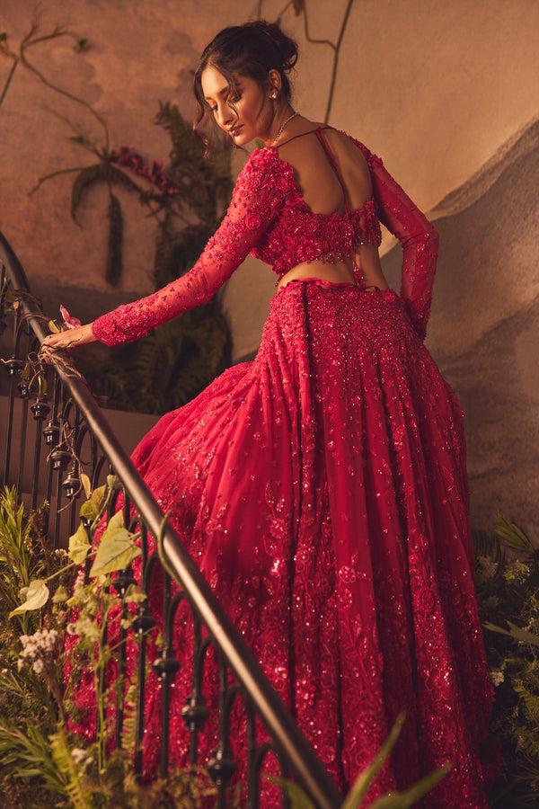 Roqa Roseate Roseate Lehenga Set