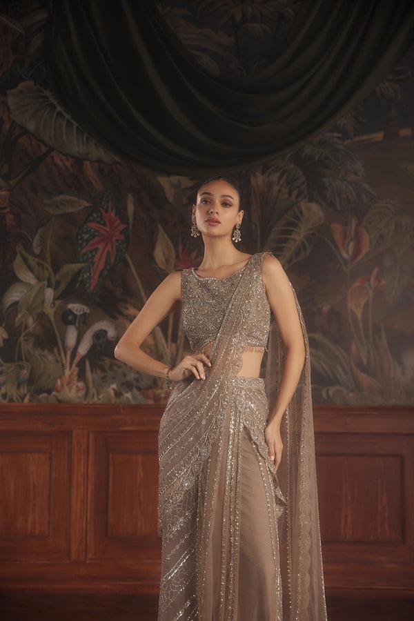 Roqa Solaris Solaris Draped Saree