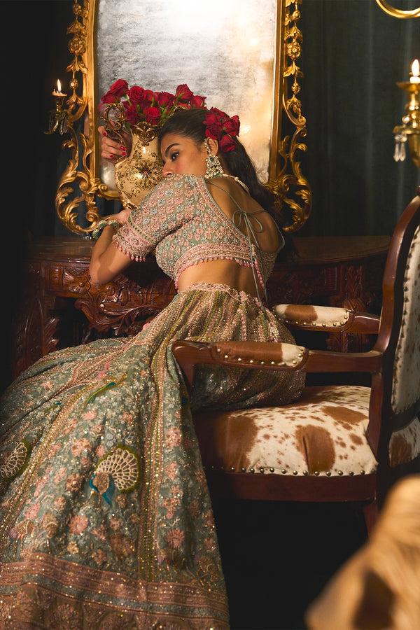 Roqa Tavus Tavus Lehenga Set