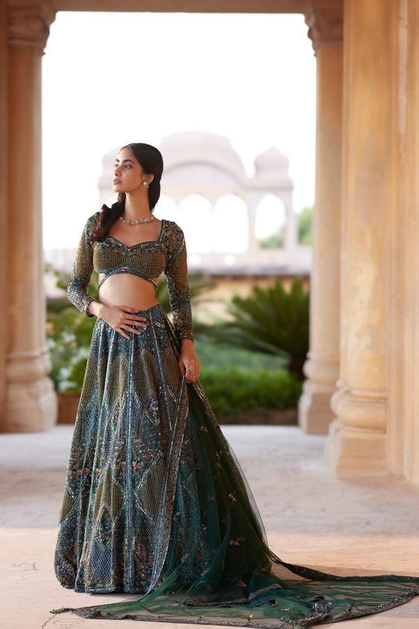 Roqa Zarnish Zarnish Lehenga Set