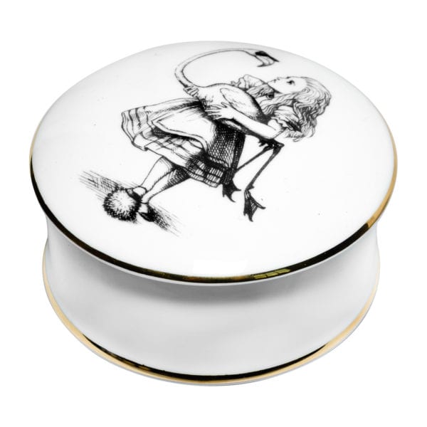 rory dobner Alice in Wonderland Flamingo Trinket Box