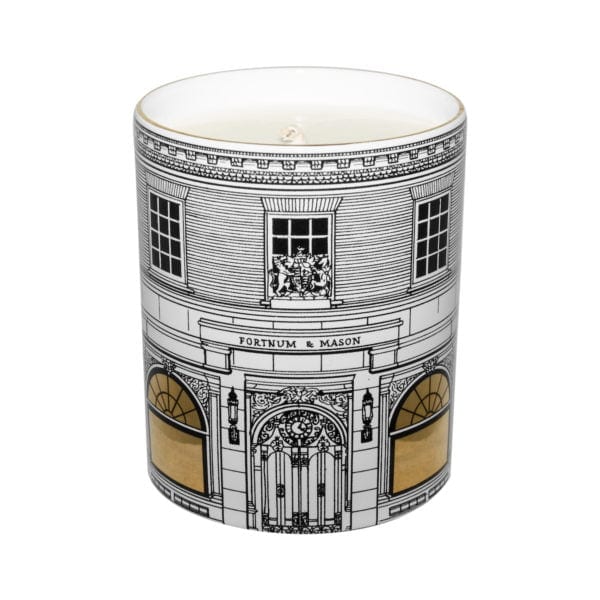 rory dobner Fortnum & Mason Picadilly London Facade Cosy Candle