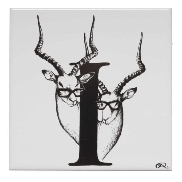 rory dobner I – Intellectual Identical Impalas Alphabet Tile