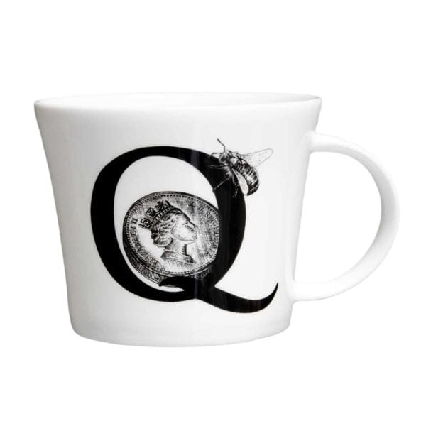 rory dobner Q – Queen Bee on a Quid Mighty Alphabet Mug