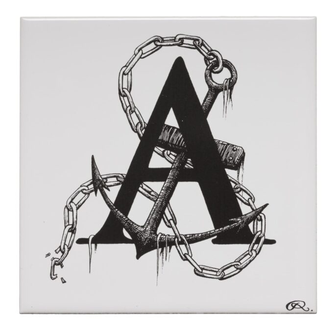 rory dobner A – Anchors Away Alphabet Tile