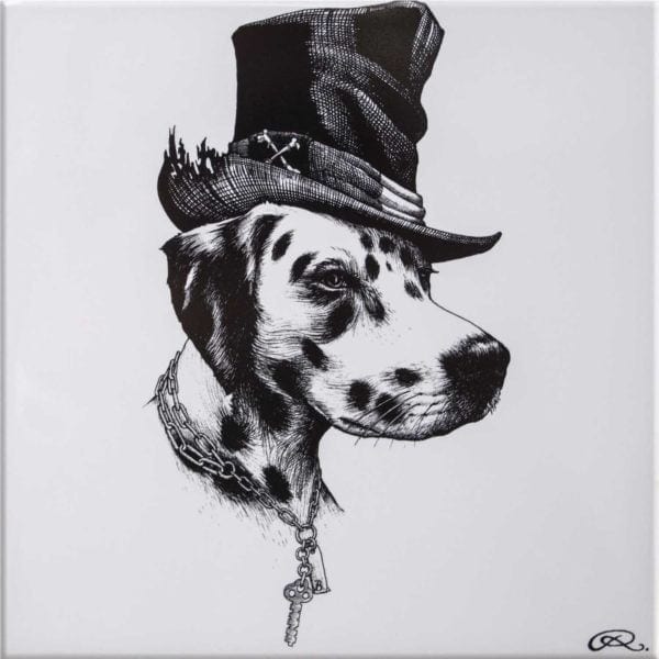 rory dobner Brooklyn’ Dalmation Dog Tile