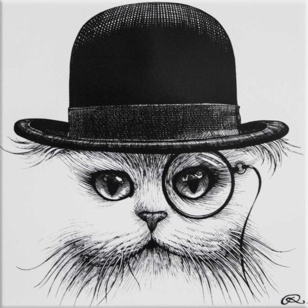 rory dobner Cat in Hat Tile