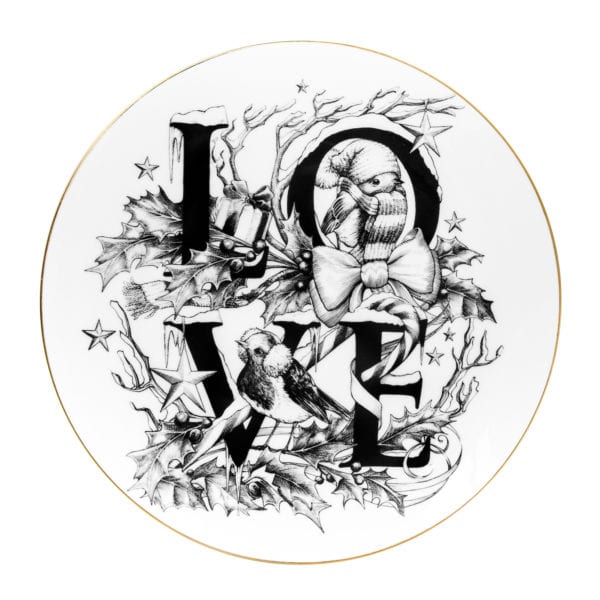 rory dobner Christmas Love Plate