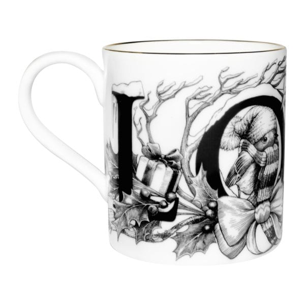 rory dobner Christmas Love Robin Majestic Mug