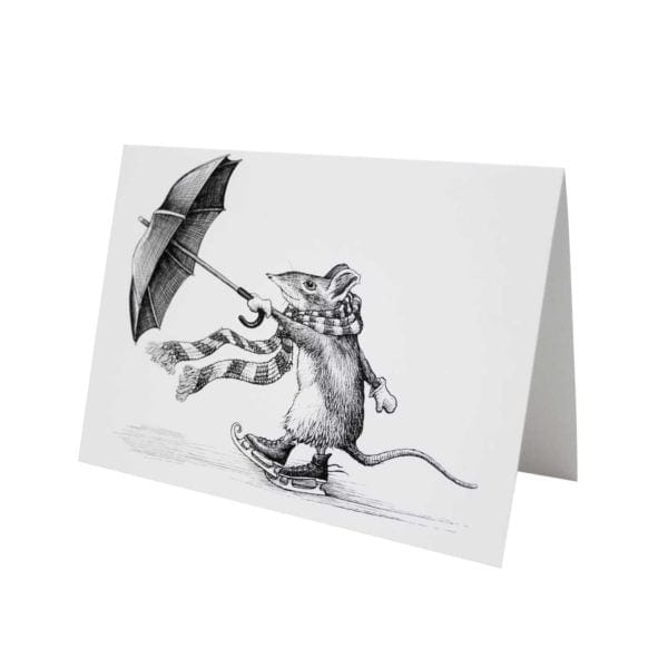 rory dobner Christmas Rat Race Greeting Card