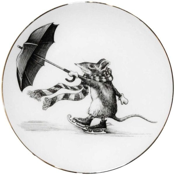 rory dobner Christmas Rat Race Plate
