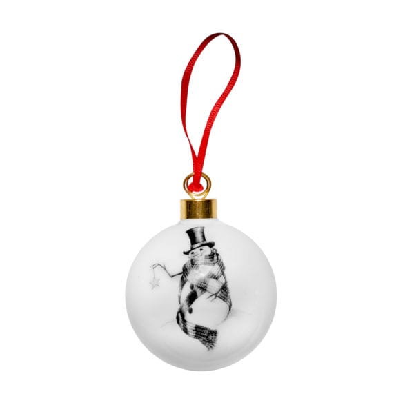 rory dobner Christmas Snowman Bauble