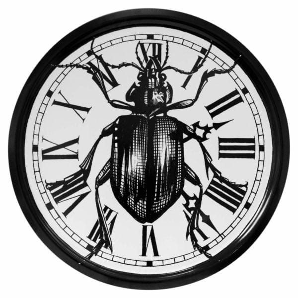 rory dobner Circular Beetle Clock Tray