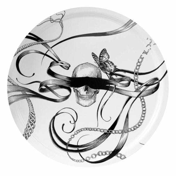 rory dobner Circular Masked Skull Tray