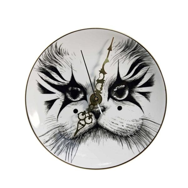 rory dobner Circus Cat Clock