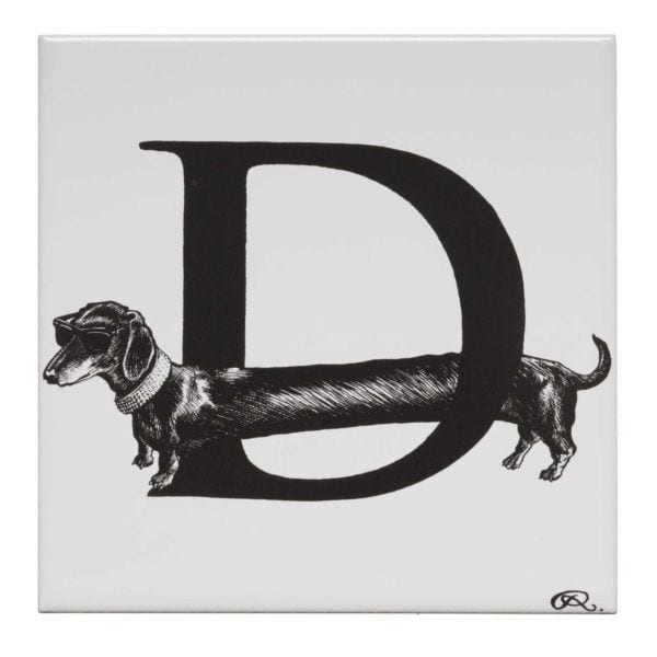 rory dobner D – Diamond Dog Alphabet Tile