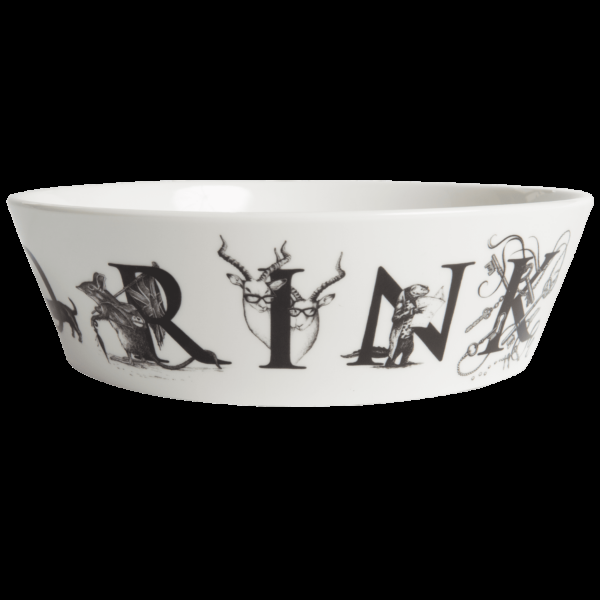 rory dobner Drink Me Dog Bowl